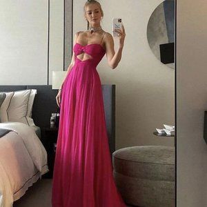 NEW formalgowns pink long prom dress